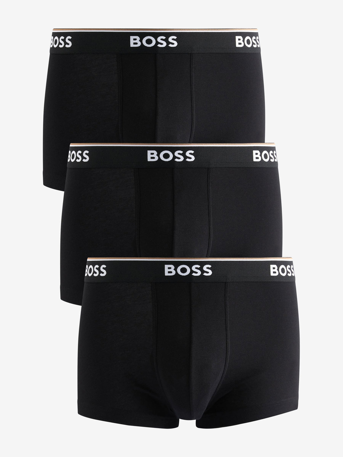 Dsiney Kidz - BOSS Black Power Stretch Cotton Trunk Boxers 3 Pack image 1