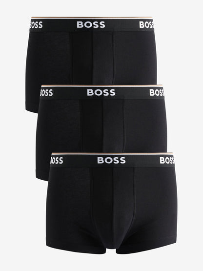 Dsiney Kidz - BOSS Black Power Stretch Cotton Trunk Boxers 3 Pack image 1