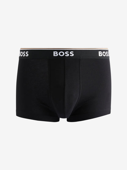 Dsiney Kidz - BOSS Black Power Stretch Cotton Trunk Boxers 3 Pack image 3