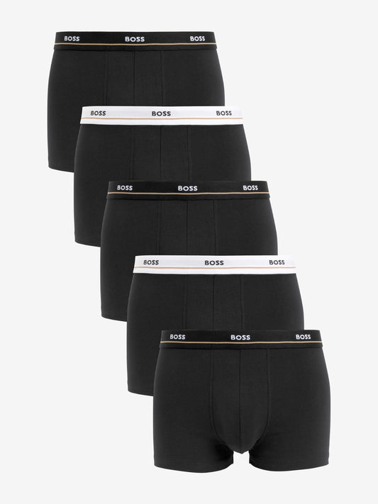 Dsiney Kidz - BOSS Black Essential Stretch Cotton Trunk Boxers 5 Pack image 1