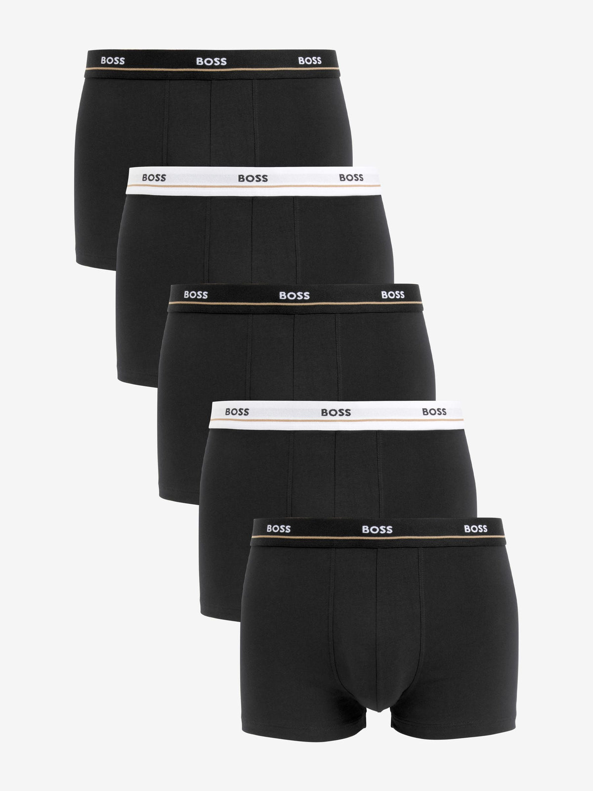 Dsiney Kidz - BOSS Black Essential Stretch Cotton Trunk Boxers 5 Pack image 1