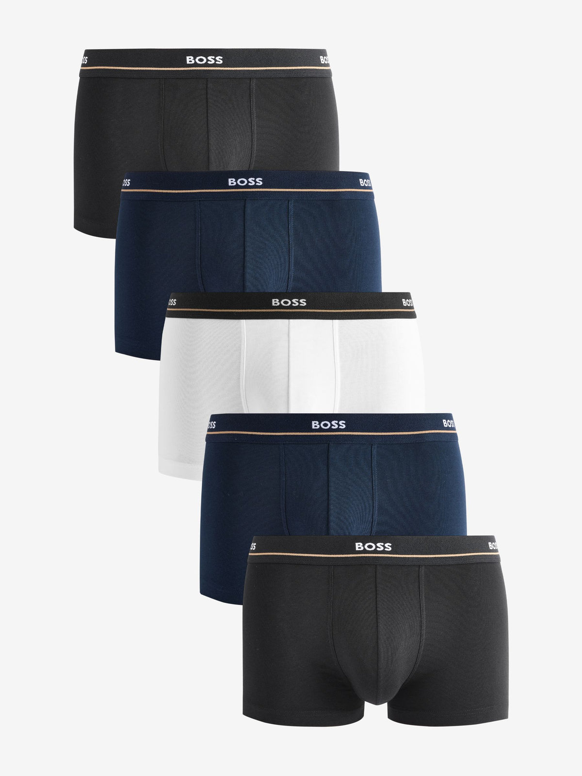 Dsiney Kidz - BOSS Blue Essential Stretch Cotton Trunk Boxers 5 Pack image 1