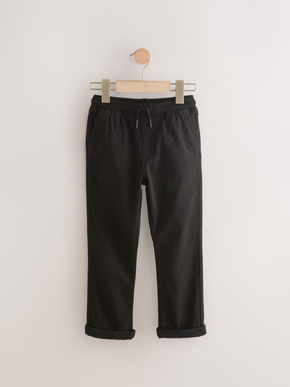Dsiney Kidz - Black/Navy Rib Waist Pull-On Trousers 2 Pack (3-16yrs) image 2