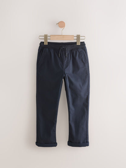 Dsiney Kidz - Black/Navy Rib Waist Pull-On Trousers 2 Pack (3-16yrs) image 3