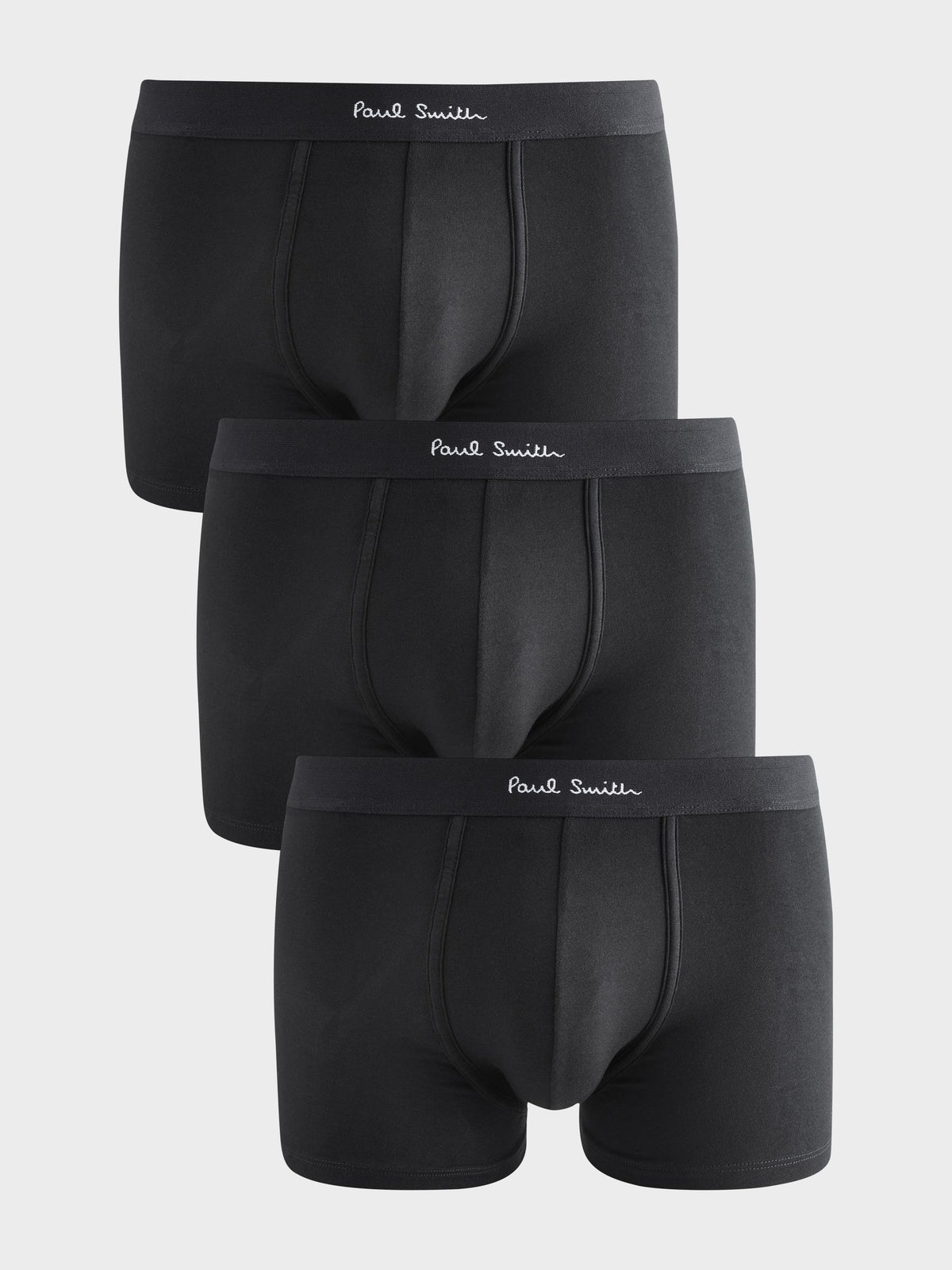 Dsiney Kidz - PS Paul Smith Black Iconic Stripe Waistband Boxers 3 Pack image 1
