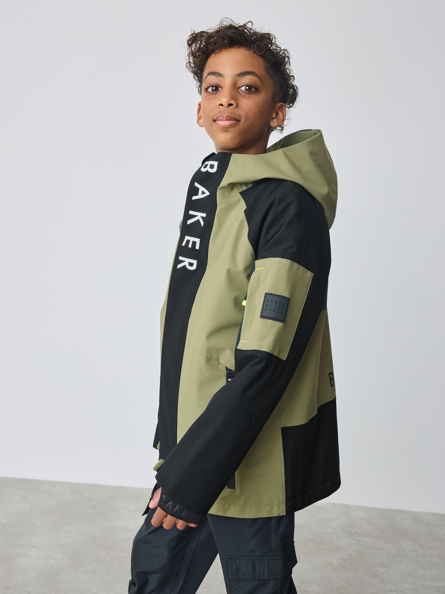 Baker by Ted Baker Shower Resistant Colourblock Coat image 1