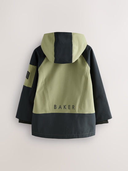 Baker by Ted Baker Shower Resistant Colourblock Coat image 10