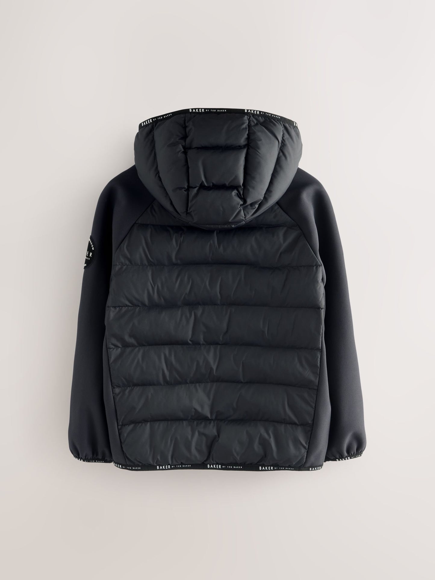 Baker by Ted Baker Shower Resistant Neoprene Padded Black Jacket image 10