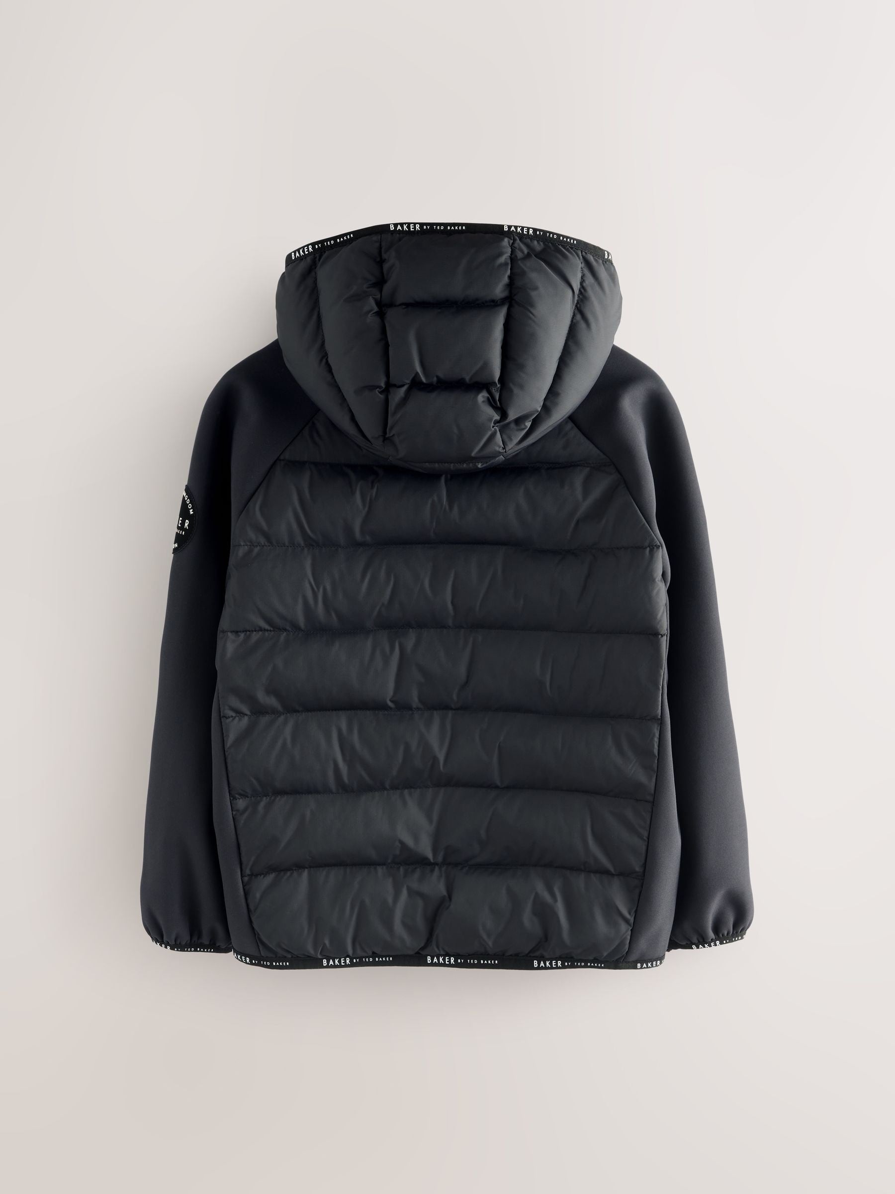 Baker by Ted Baker Shower Resistant Neoprene Padded Black Jacket image 10
