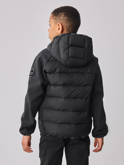 Baker by Ted Baker Shower Resistant Neoprene Padded Black Jacket image 3