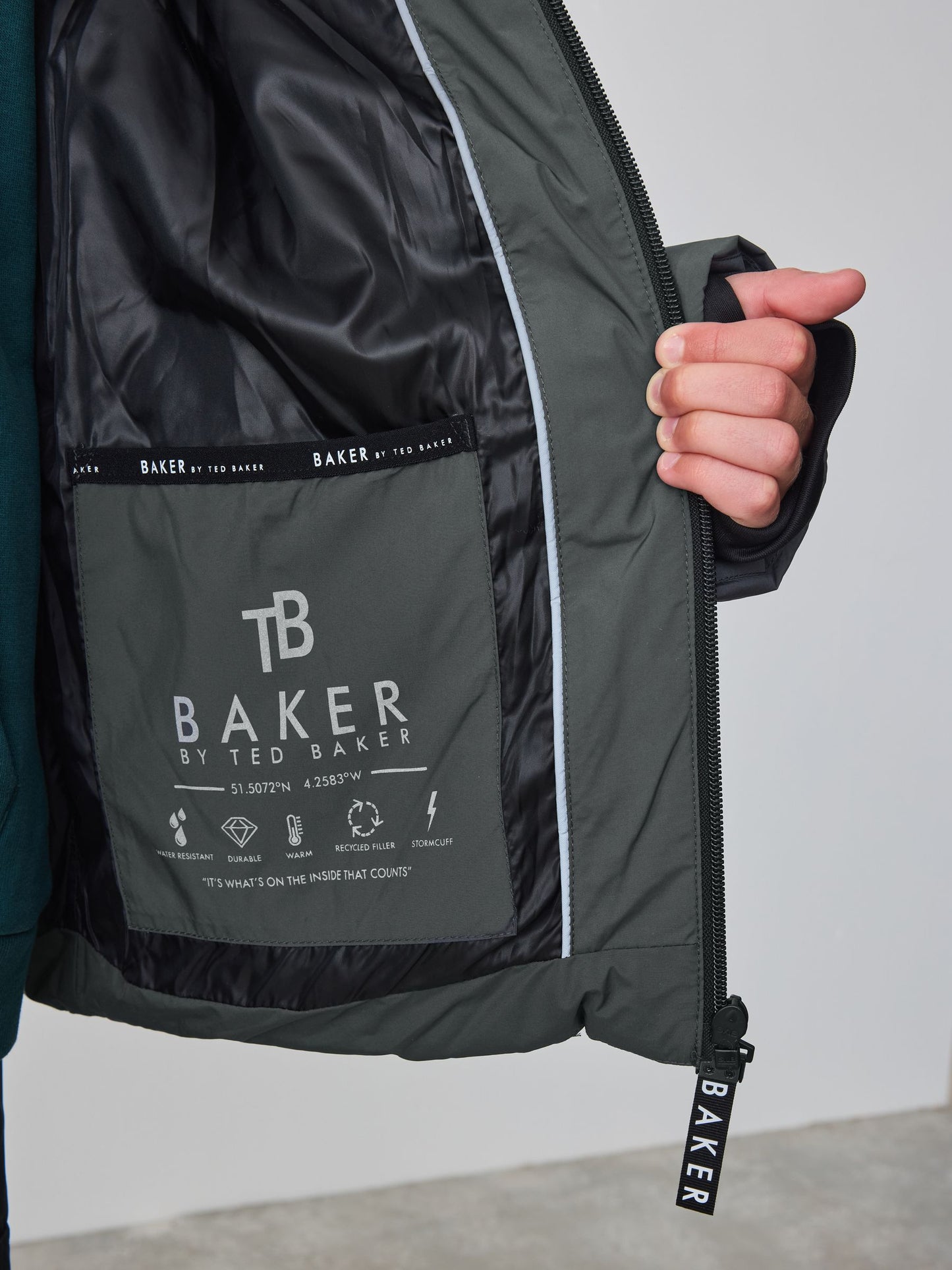Baker by Ted Baker Shower Resistant Heatseal Jacket image 8