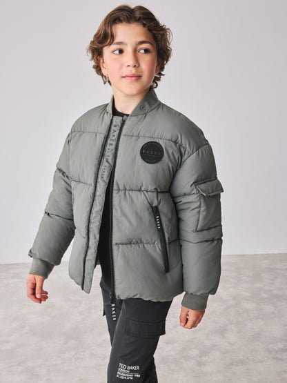Baker by Ted Baker Shower Resistant Padded Bomber Jackets image 2
