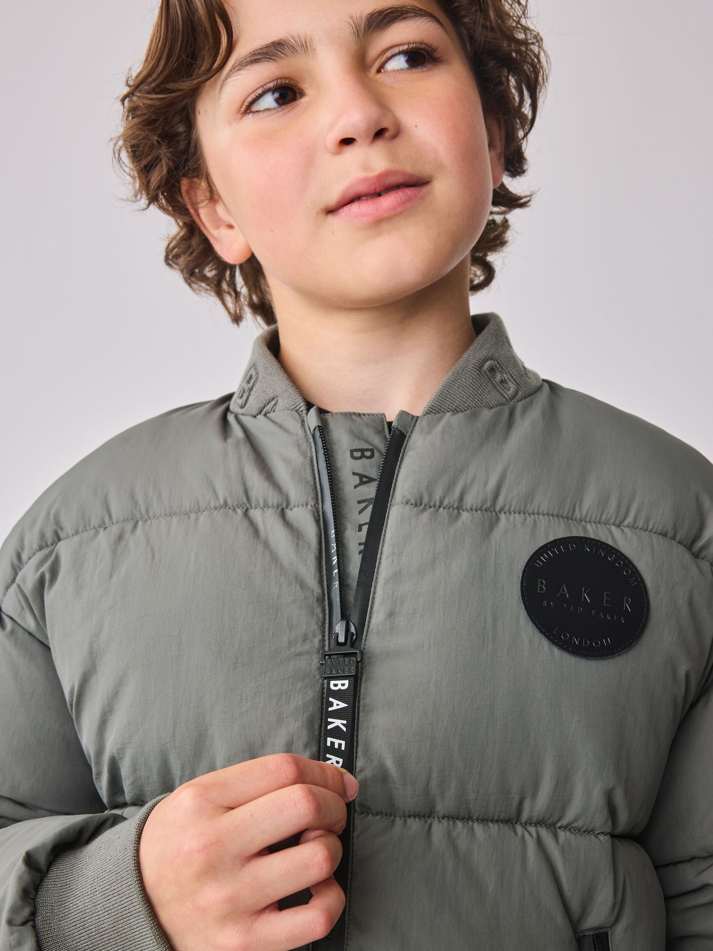 Baker by Ted Baker Shower Resistant Padded Bomber Jackets image 3