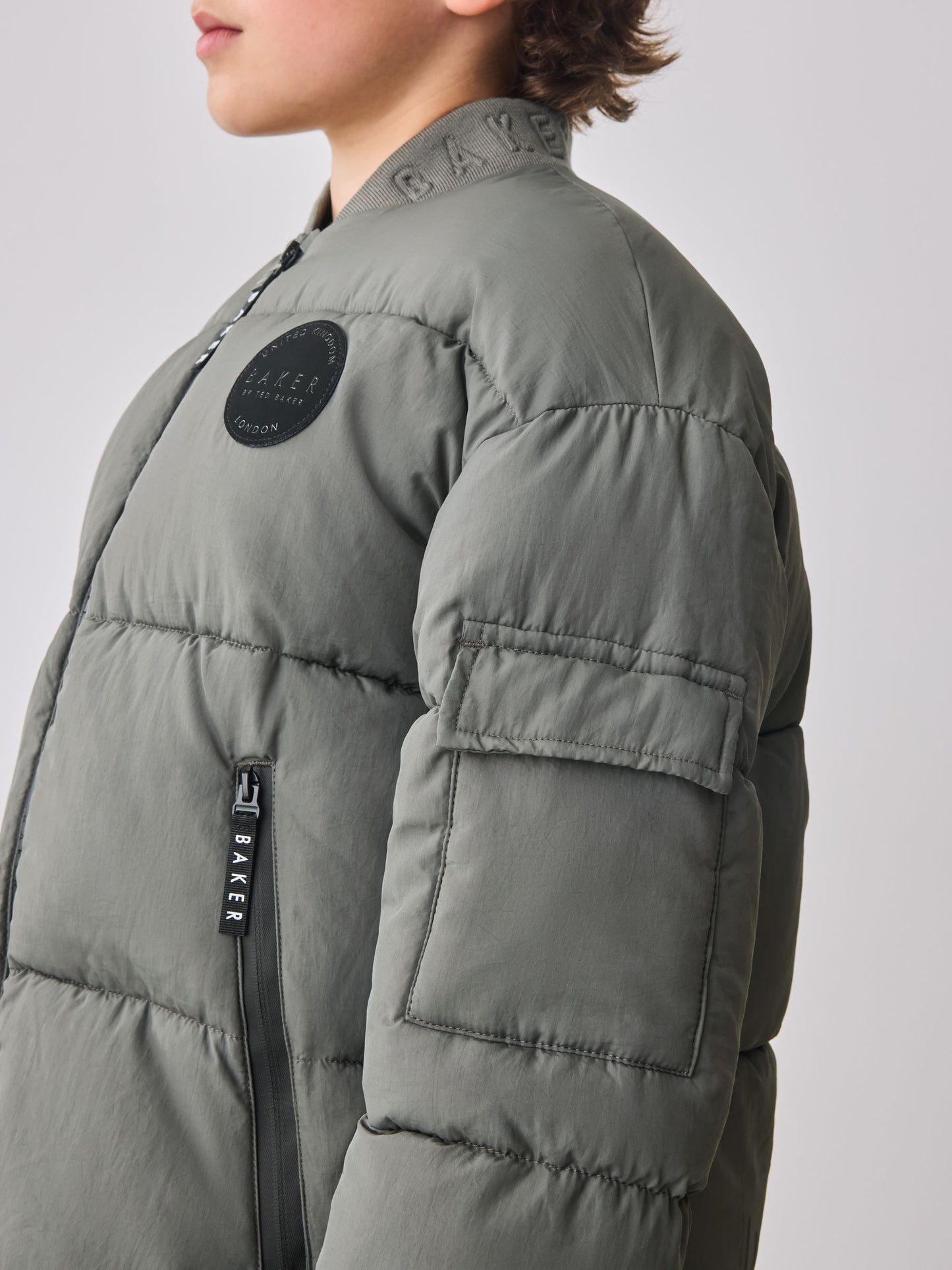 Baker by Ted Baker Shower Resistant Padded Bomber Jackets image 4