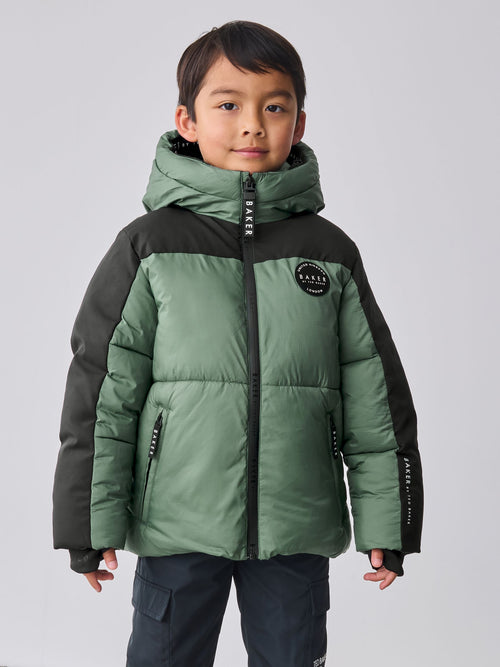 Baker By Ted Baker Shower Resistant Colourblock Padded Jackets image 1