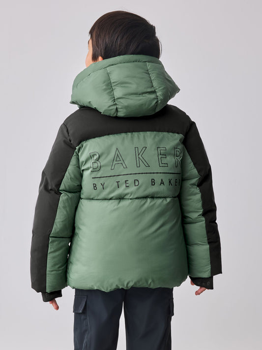 Baker By Ted Baker Shower Resistant Colourblock Padded Jackets image 2