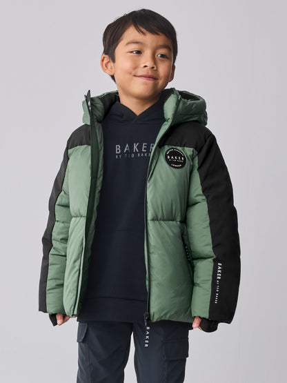 Baker By Ted Baker Shower Resistant Colourblock Padded Jackets image 3