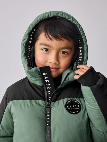 Baker By Ted Baker Shower Resistant Colourblock Padded Jackets image 4