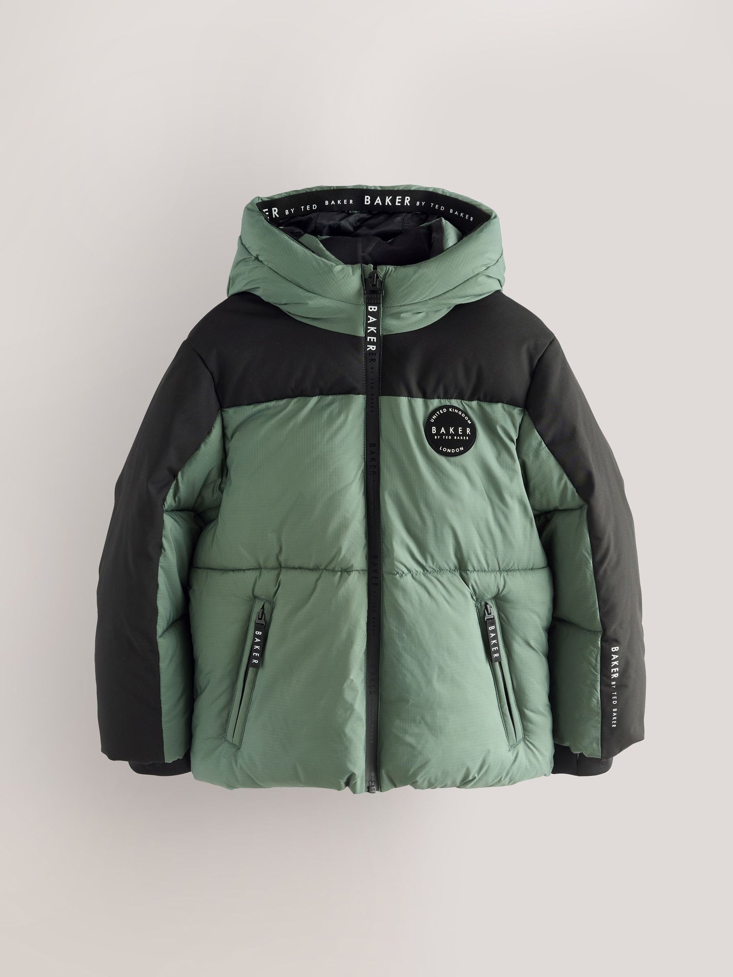 Baker By Ted Baker Shower Resistant Colourblock Padded Jackets image 7