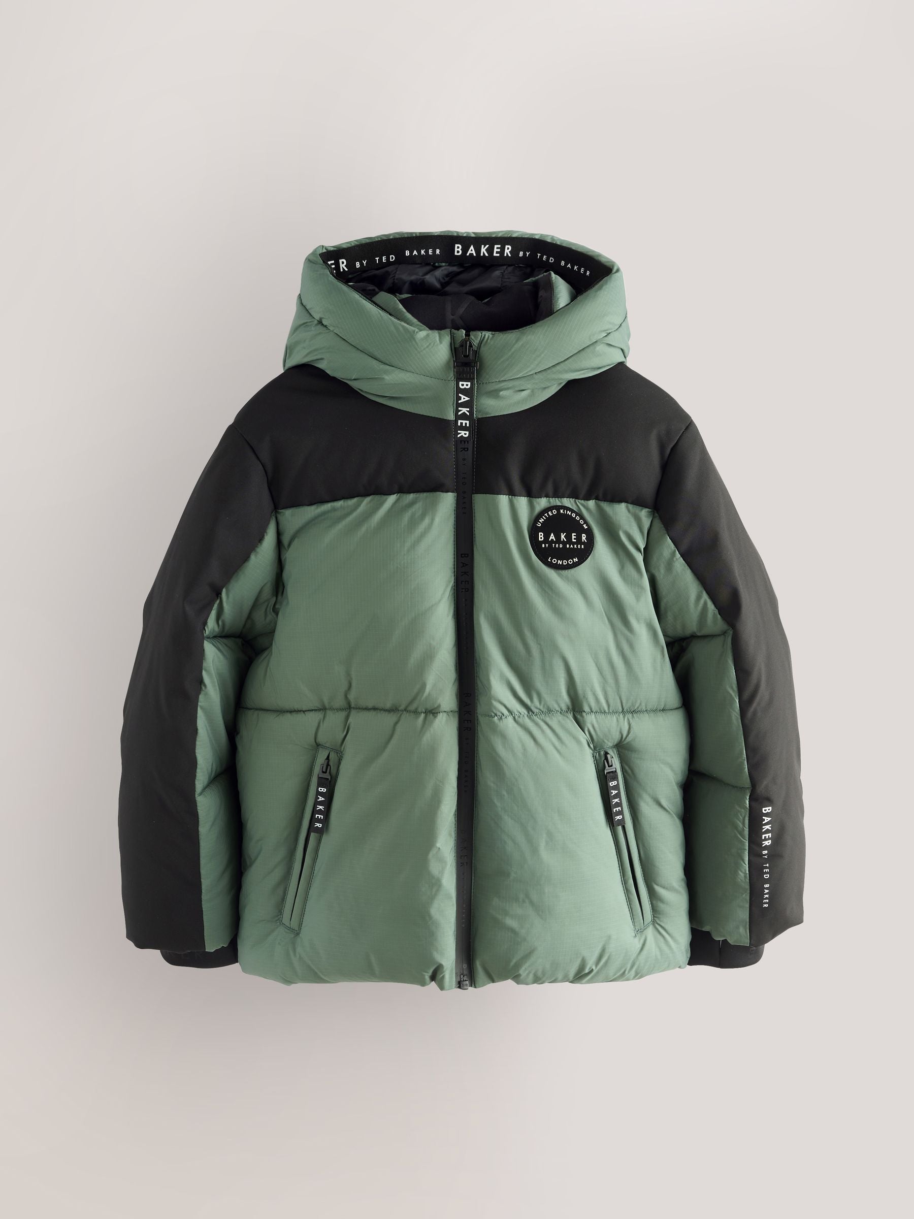 Baker By Ted Baker Shower Resistant Colourblock Padded Jackets image 7