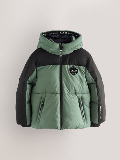 Baker By Ted Baker Shower Resistant Colourblock Padded Jackets image 7