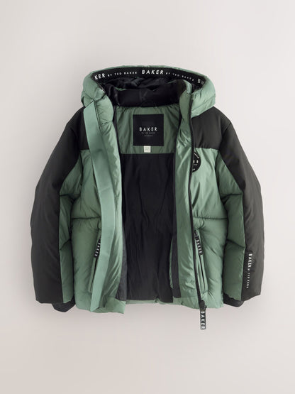 Baker By Ted Baker Shower Resistant Colourblock Padded Jackets image 8