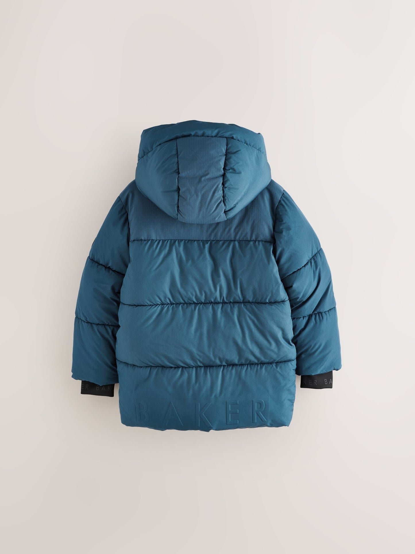 Baker by Ted Baker Blue Shower Resistant Midlength Padded Coat image 13