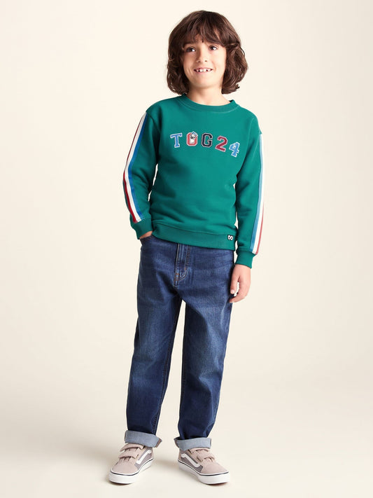 Dsiney Kidz - Tog 24 Green Lonk Shaun the Sheep Kids Supersoft Graphic Crew Neck Sweatshirt image 2