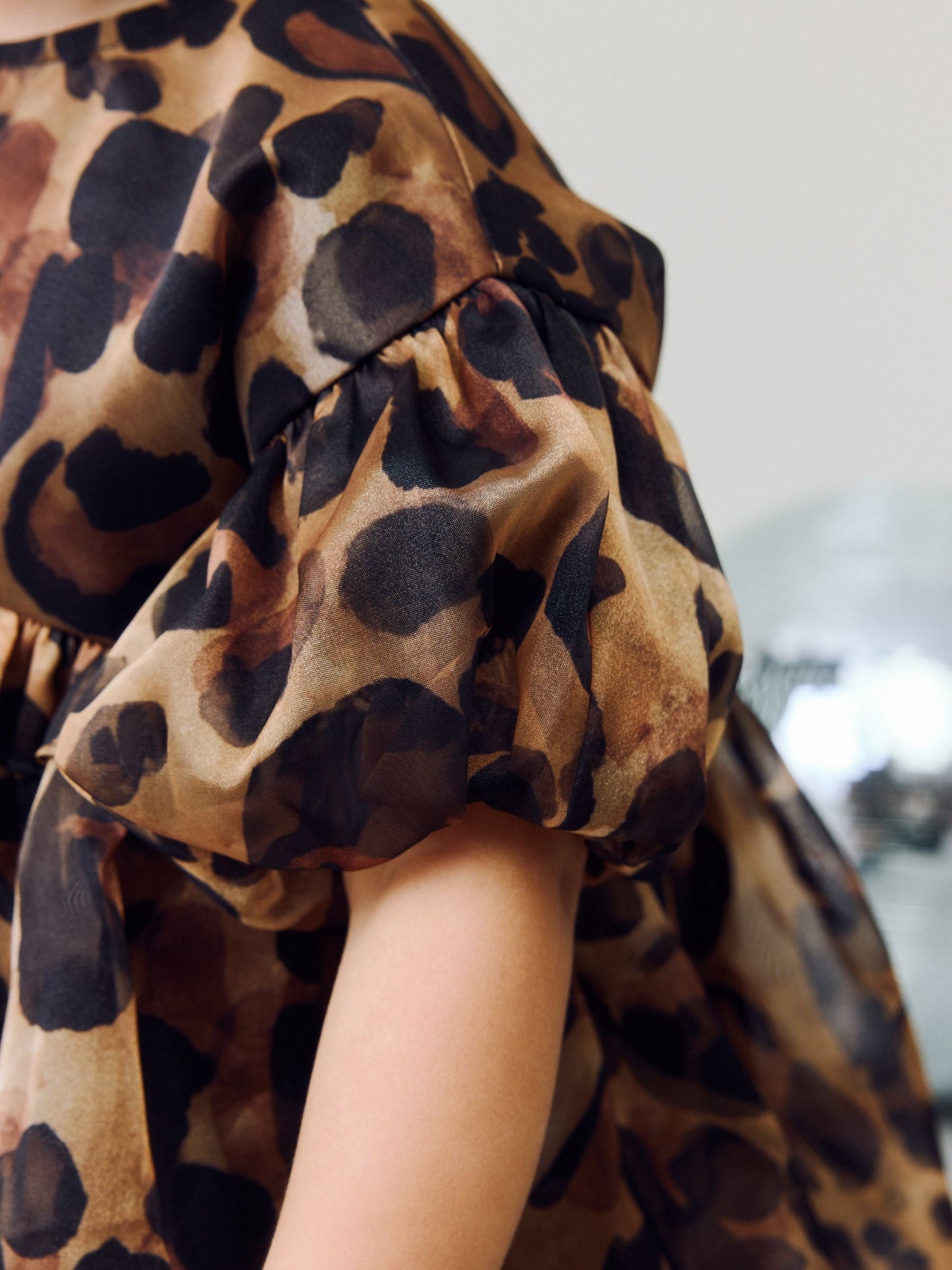 Animal Print Frill Party Dress (3mths-8yrs)