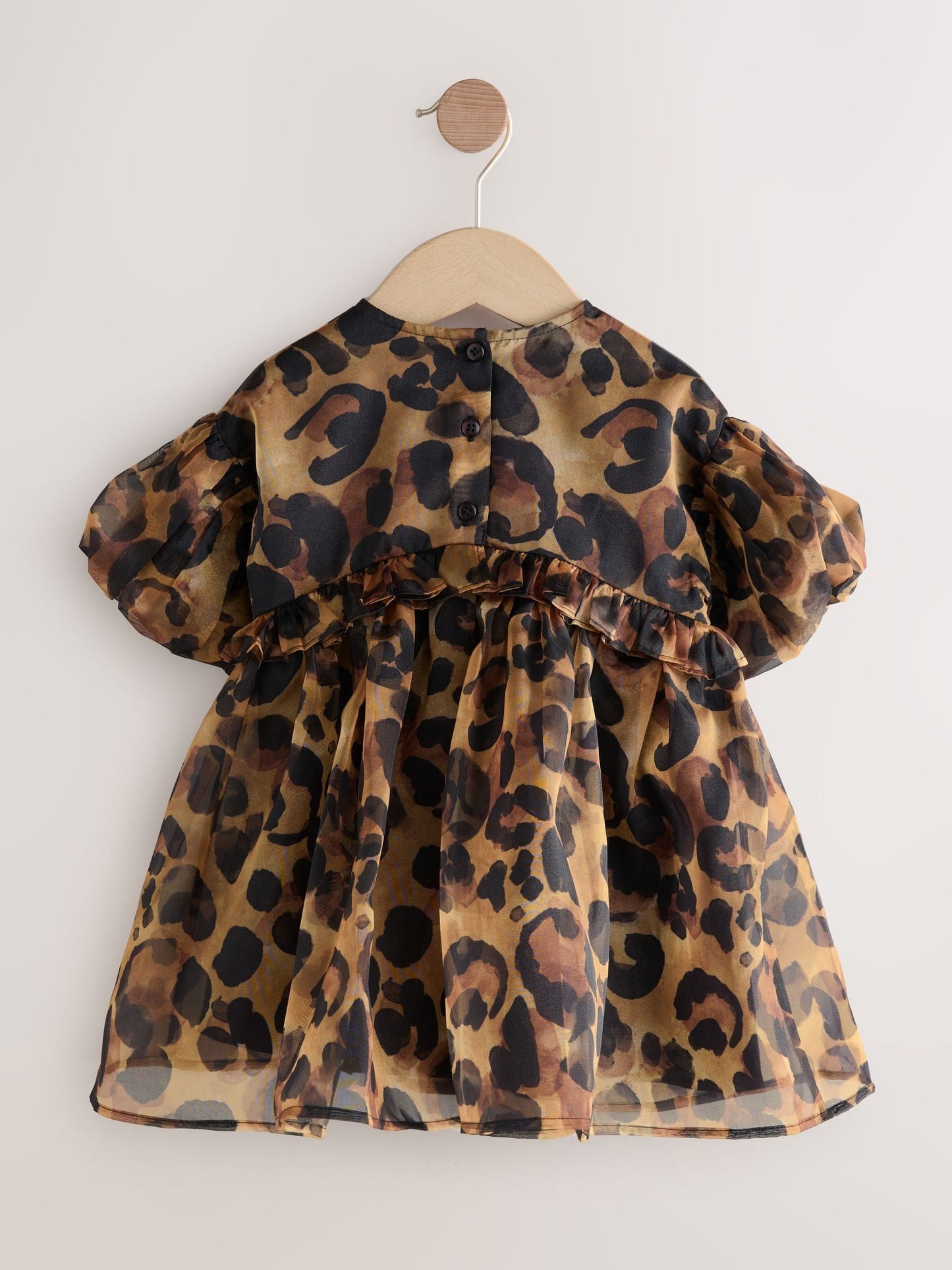 Animal Print Frill Party Dress (3mths-8yrs)