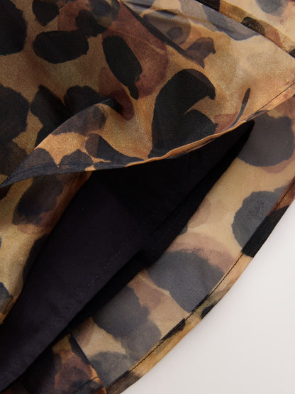 Animal Print Frill Party Dress (3mths-8yrs)