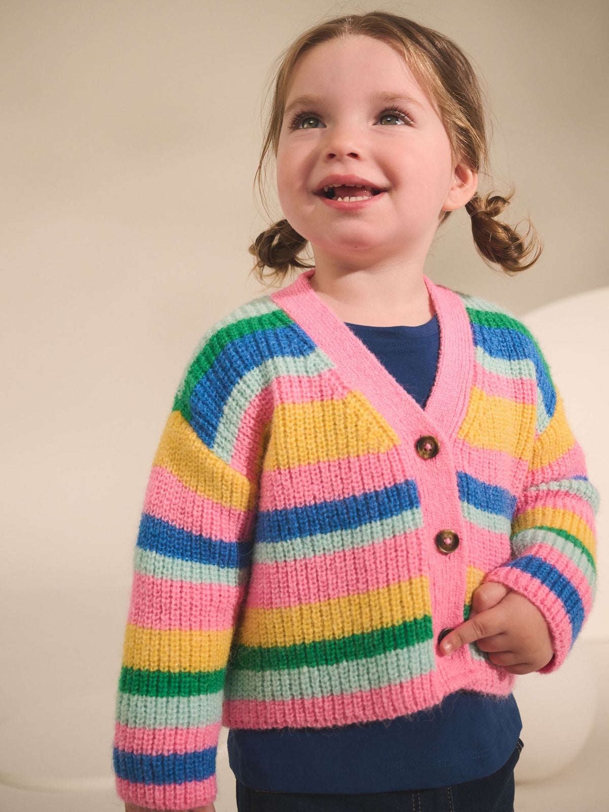 Rainbow V-Neck Cardigan (3mths-7yrs) - image 1