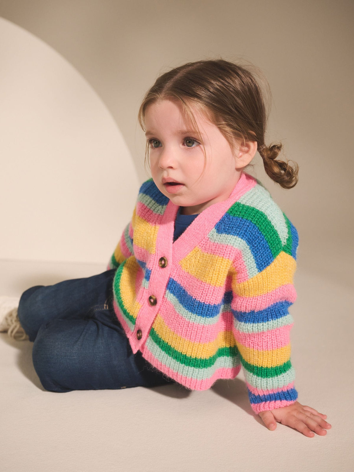 Rainbow V-Neck Cardigan (3mths-7yrs) - image 2