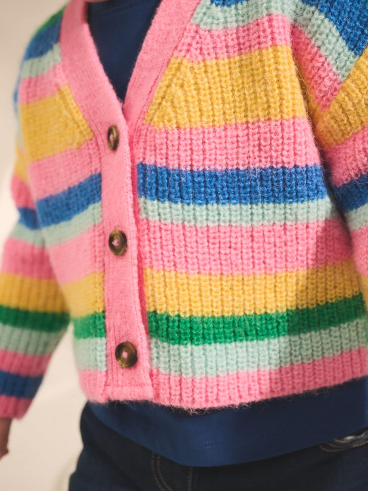 Rainbow V-Neck Cardigan (3mths-7yrs) - image 3