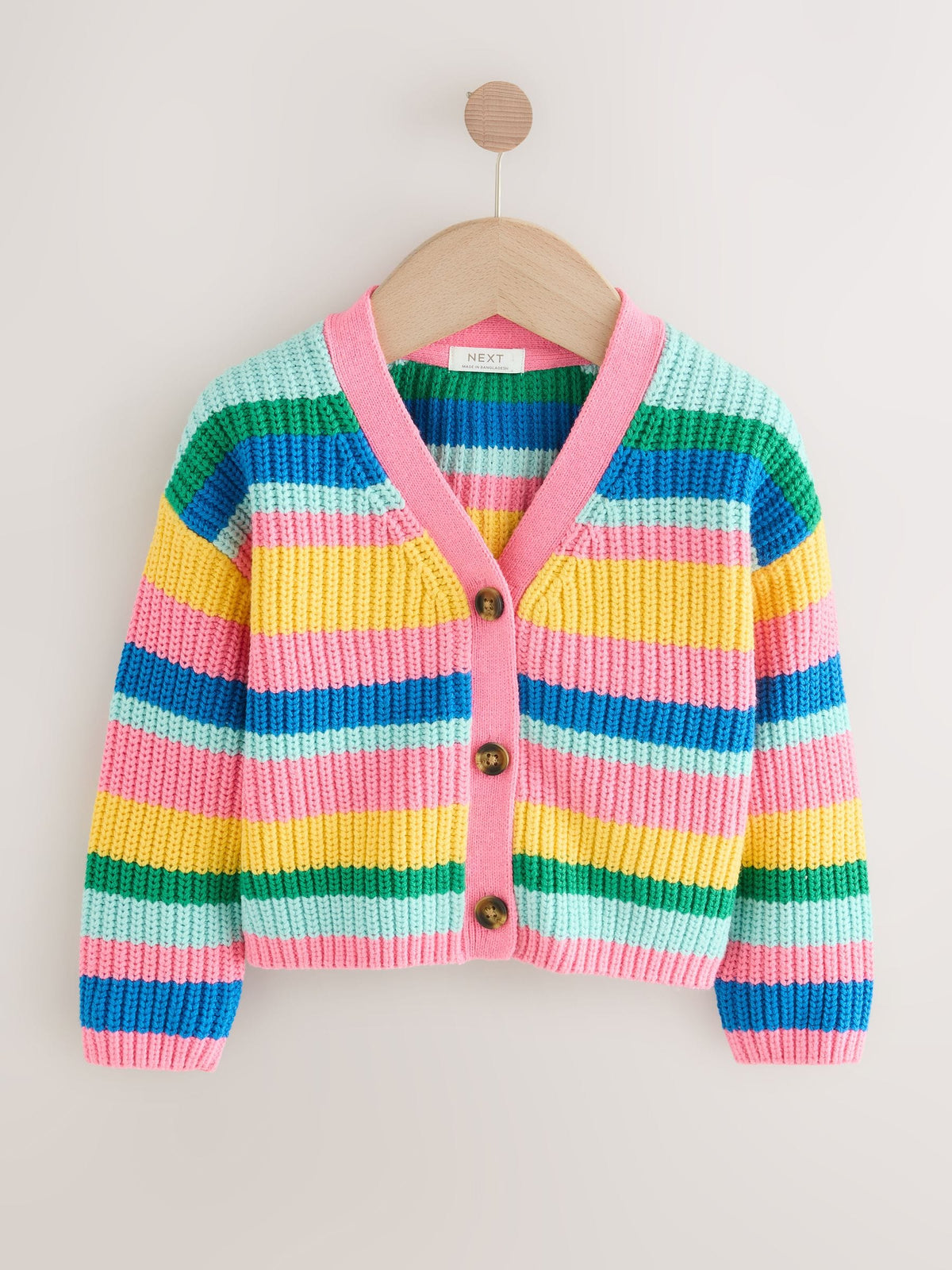 Rainbow V-Neck Cardigan (3mths-7yrs) - image 4