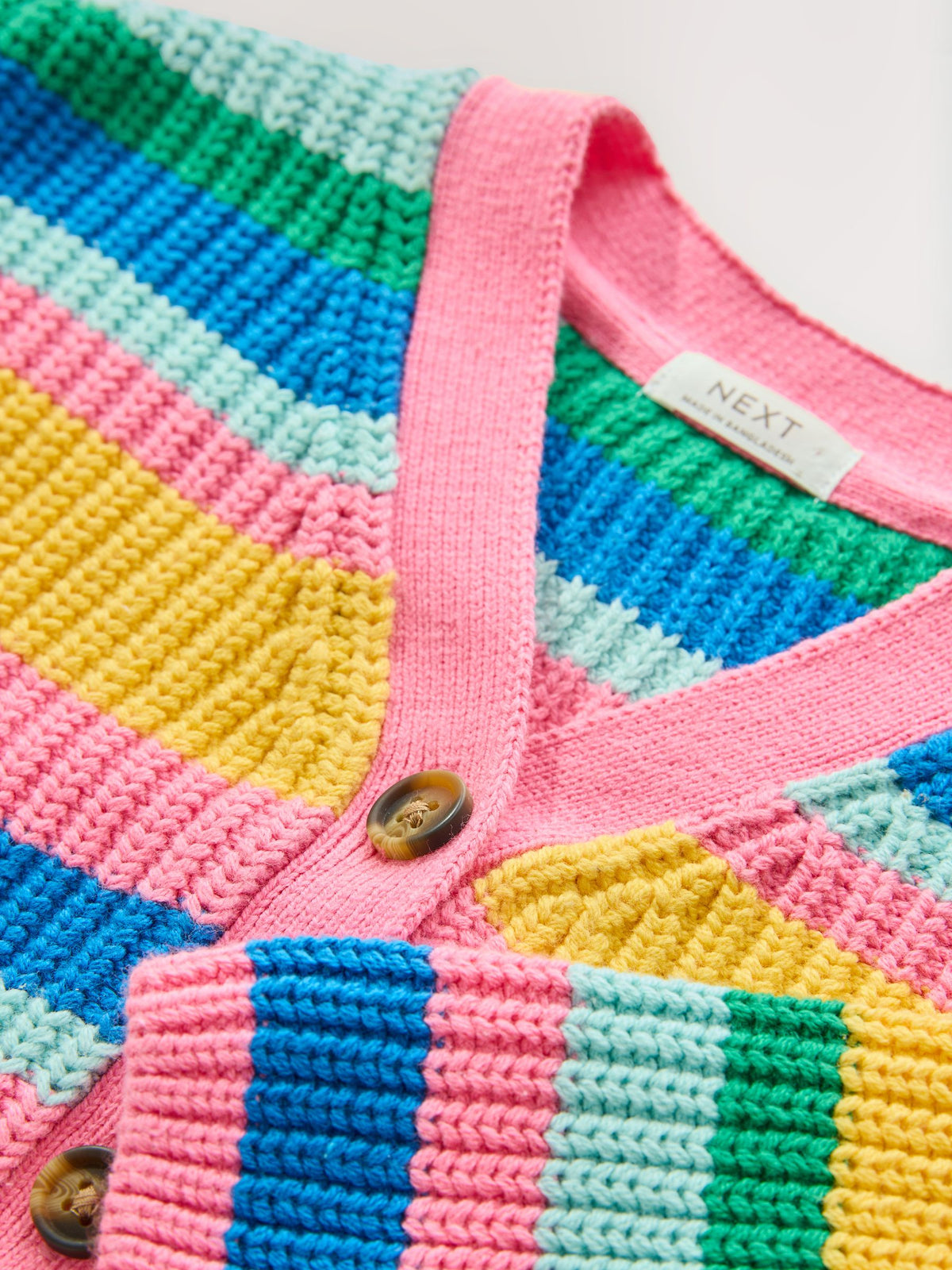Rainbow V-Neck Cardigan (3mths-7yrs) - image 6