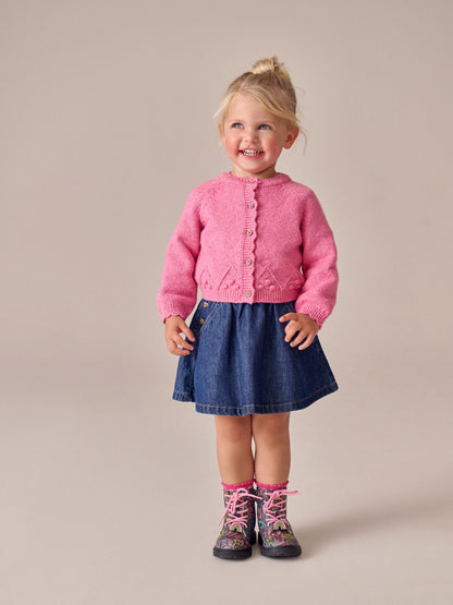 Pink Button-Up Cardigan (3mths-7yrs) - image 2