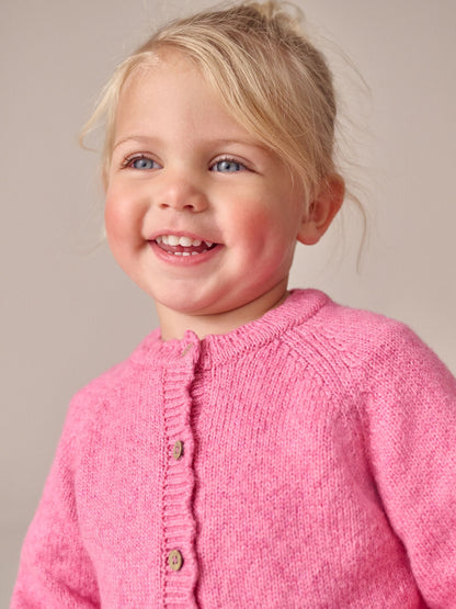 Pink Button-Up Cardigan (3mths-7yrs) - image 4