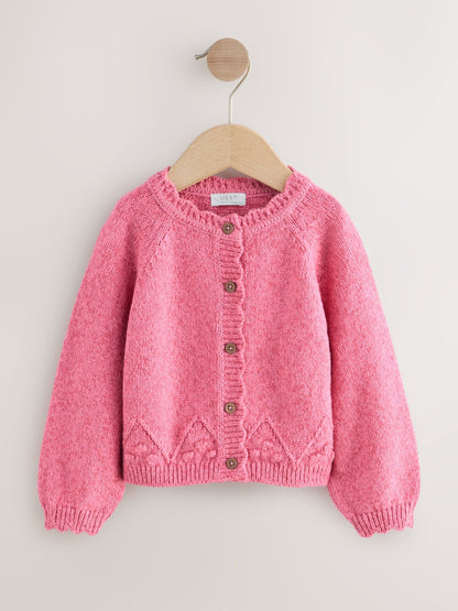 Pink Button-Up Cardigan (3mths-7yrs) - image 5
