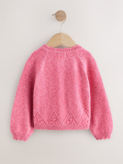 Pink Button-Up Cardigan (3mths-7yrs) - image 6