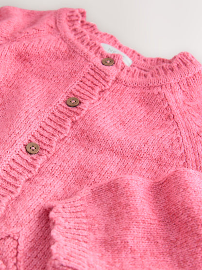 Pink Button-Up Cardigan (3mths-7yrs) - image 7