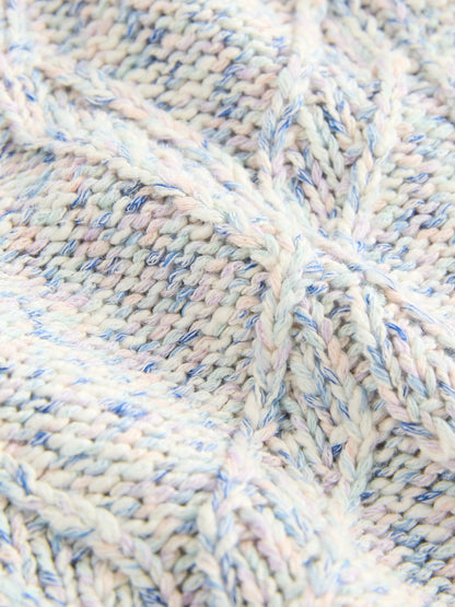 Blue Cable Knitted Cardigan (3mths-10yrs) - image 2