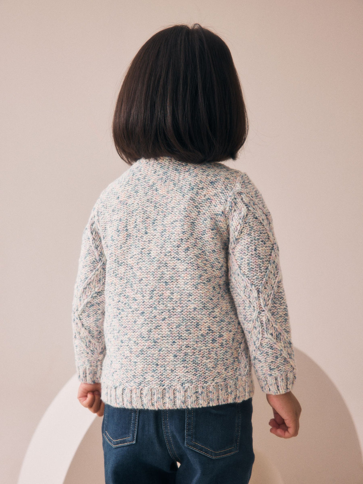 Blue Cable Knitted Cardigan (3mths-10yrs) - image 4