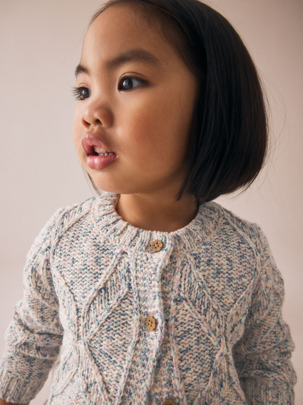 Blue Cable Knitted Cardigan (3mths-10yrs) - image 5