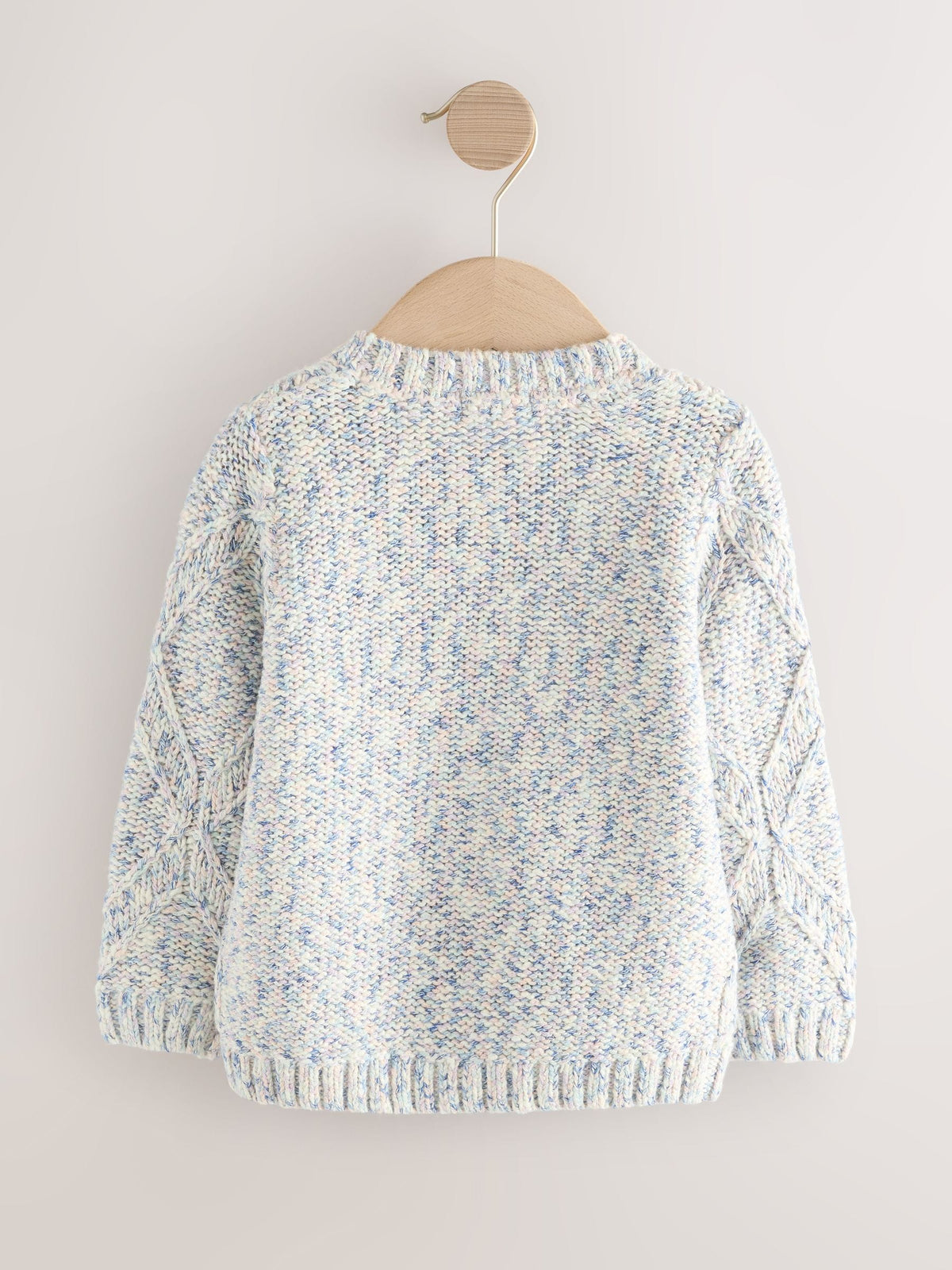 Blue Cable Knitted Cardigan (3mths-10yrs) - image 8