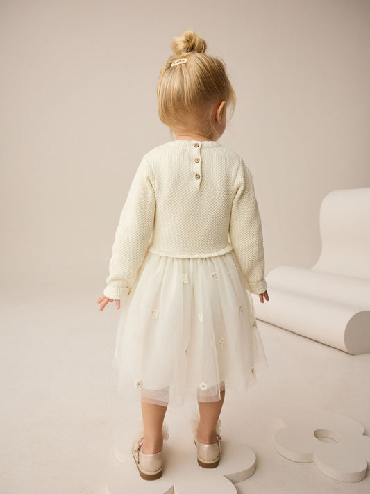 Ecru Occasion Dress (3mths-10yrs) - image 2