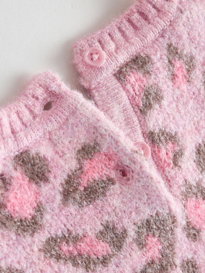 Pink Leopard Print Jumper Dress (3mths-7yrs) image 9