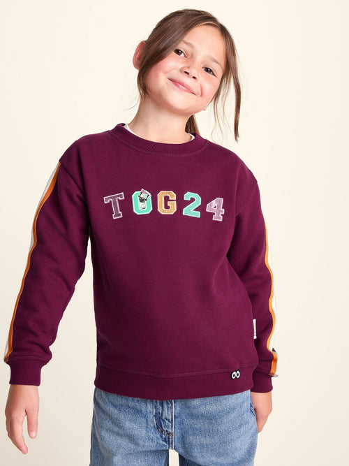 Dsiney Kidz - Tog 24 Red Lonk Shaun the Sheep Kids Supersoft Graphic Crew Neck Sweatshirt image 1
