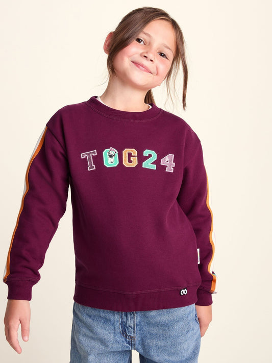 Dsiney Kidz - Tog 24 Red Lonk Shaun the Sheep Kids Supersoft Graphic Crew Neck Sweatshirt image 1
