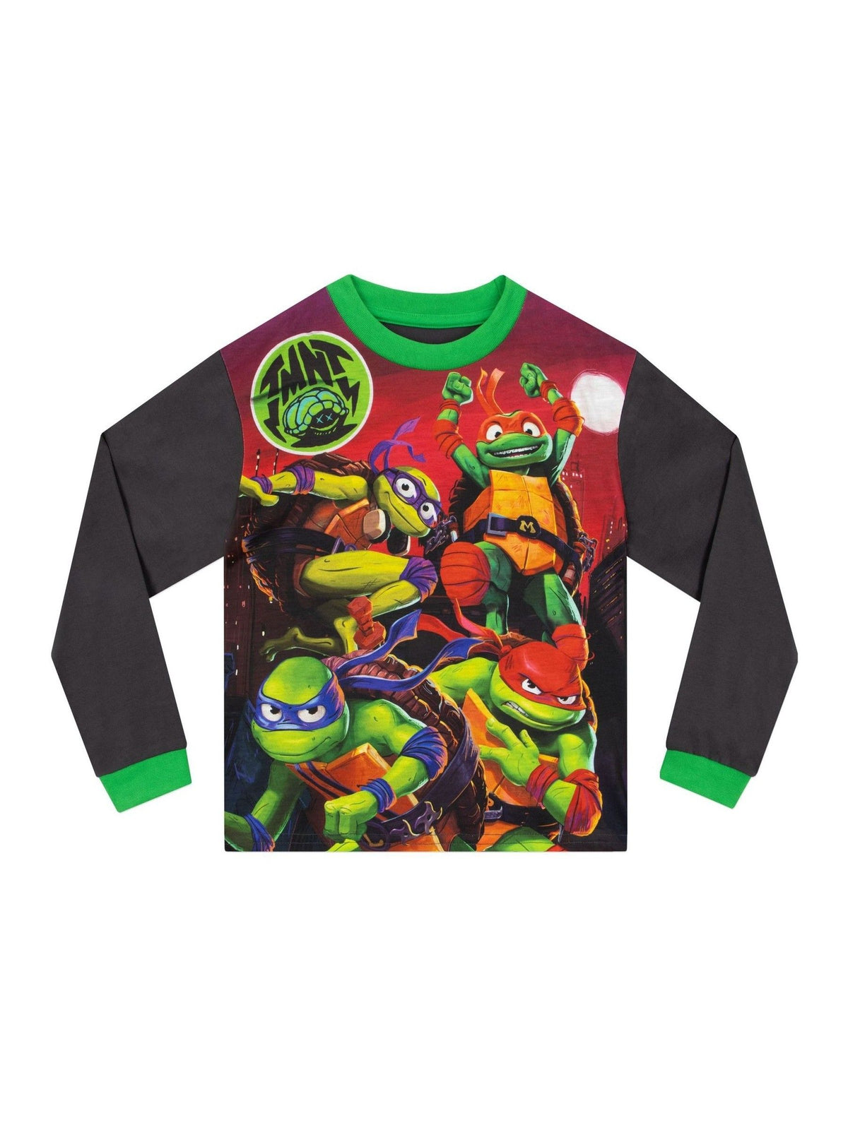 Character Grey Teenage Mutant Ninja Turtles Long Sleeve Pyjamas - image 2